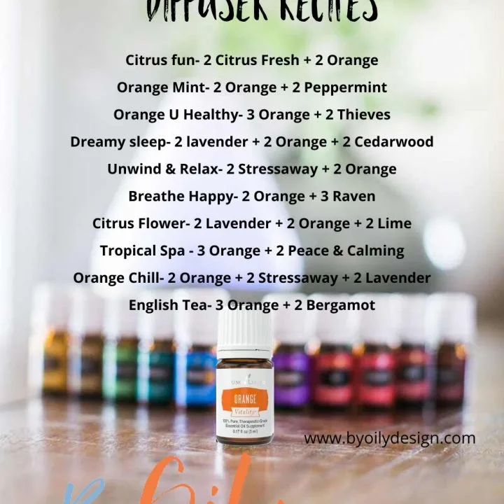 Orange Diffuser recipes