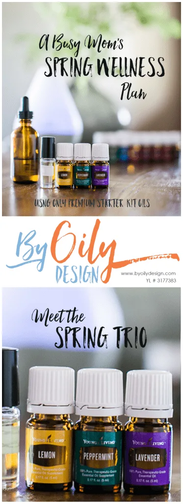 Essential Oil Spring time wellness Trio, LLP, Natural homeopathic tricks for spring wellness, Lemon, peppermint, lavender, essential oil trio. byoilydesign.com Yl#3177383