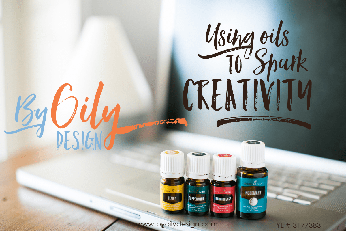Spark and Inspire Creativity with this diffusing blend using Peppermint, Lemon, Frankincense, rosemary. All Young living starter kit oils. byoilydesign.com YL member # 3177383