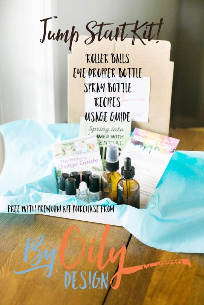 FREE Welcome Jump Start kit full of goodies to get you going (rollerballs, spray and dropper bottles and more!) Free to those who purchase their Young LIving Premuim Starter Kit through www.byoilydesign.com 