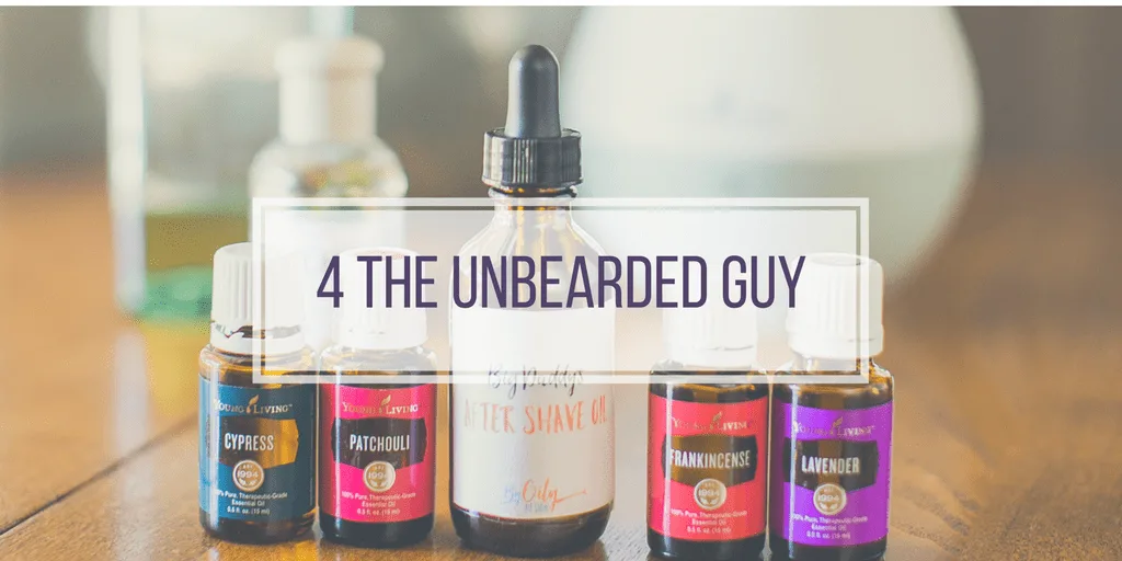 Men's skin cre for the unbearded buy. Essential oils for men. 