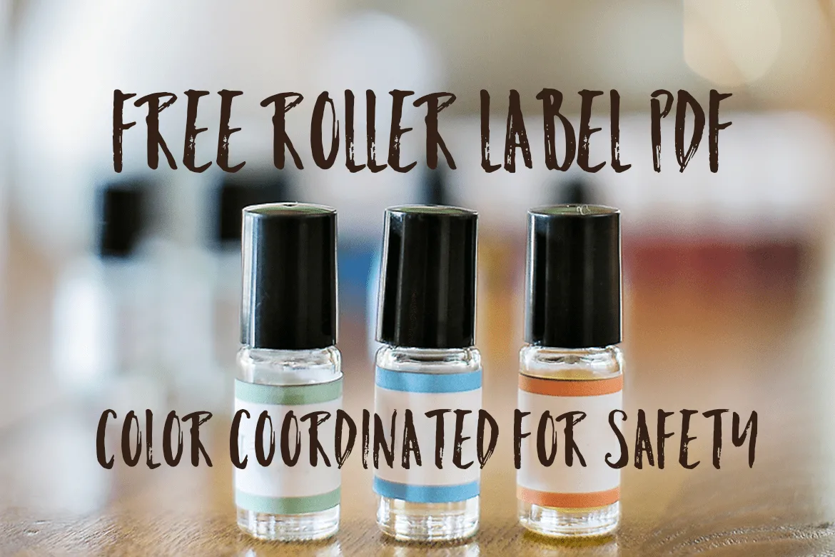 Free printable label pdf for Essential Oil Roller bottles. Color Coordinated to help keep your family using Essential Oils Safely. byoilydesign.com, YL #3177383