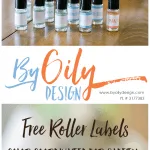 Free essential oil safety rollerball printable. Free printable label pdf for Essential Oil Roller bottles. Color Coordinated to help keep your family using Essential Oils Safely. byoilydesign.com, YL #3177383