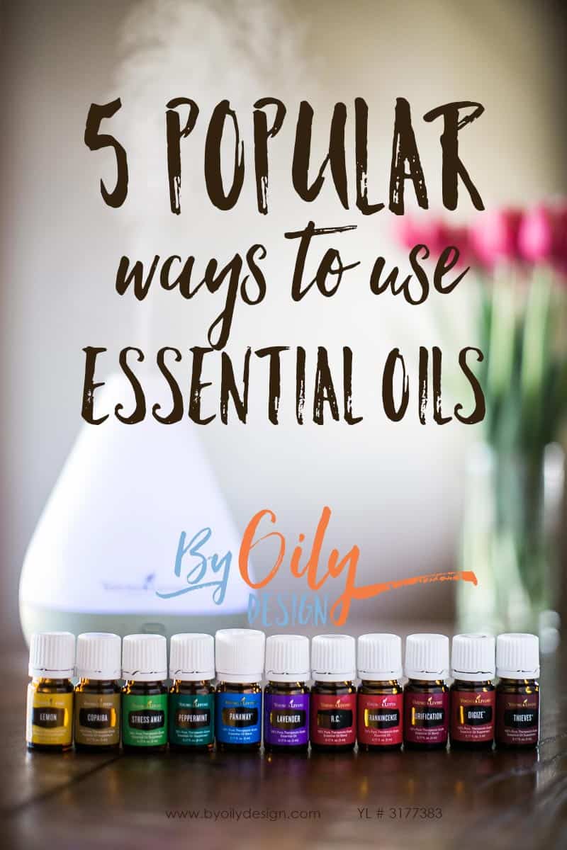 5 popular uses for essential oils. 5 popular uses for essential oils. How to use essential oils in everyday life. Great ideas using your essential oil starter kit.