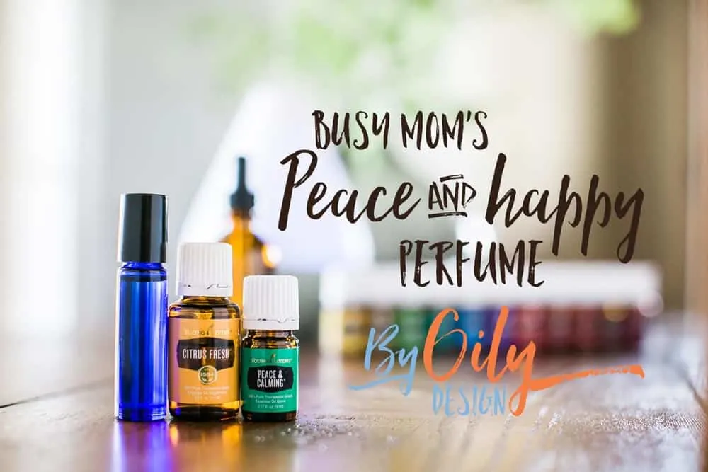 Make your own DIY all natural Perfume. Essential Oil perfume with Citrus Fresh and Peace and Calming essential oils.