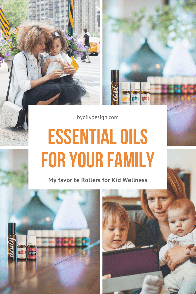 mothers and kids, essential oil bottles