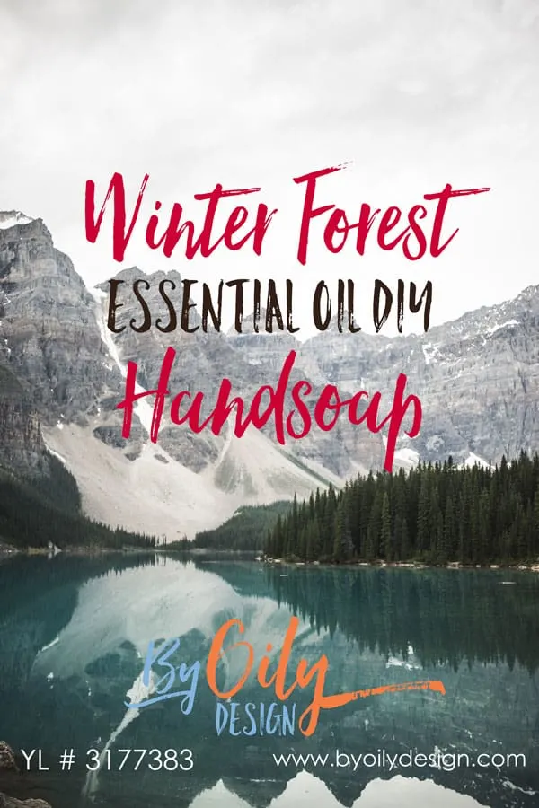 Essential Oil DIY Handsoap. Christmas Inspired DIY liquid Handsoap. Forrest scented handsoap. Holiday Inspired Handsoap