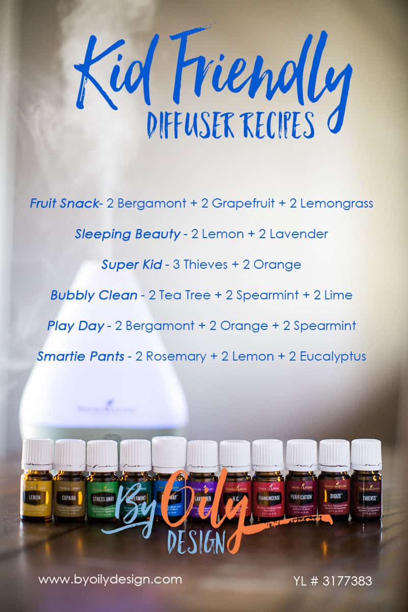 row of premium starter kit essential oils and diffuser