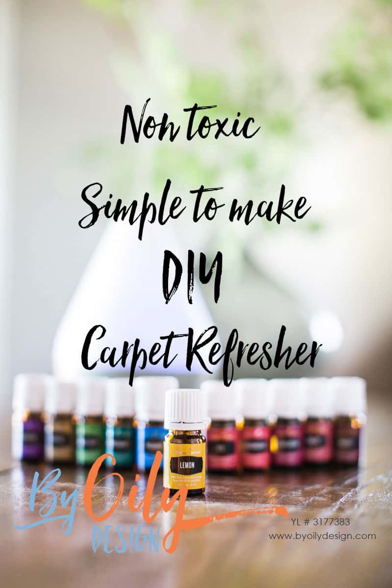 Neutralize house smells with this DIY Carpet deodorizer using baking soda and essential oils. Create a simple non toxic carpet refresher using essential oils. House smells; pets; how to remove smells; carpet powder; homemade carpet deodorizer; how to make carpet refresher; upholstery deodorizer; baking soda; carpet deodorizer; DIY cleaning products; Thrifty cleaning products; saving money; Essential Oils; Young Living; Premium Starter Kit; Carpet freshener; byoilydesign; Cleaning with Essential Oils; Carpet Refresher YL #3177383