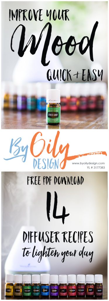How to uplift and improve your mood using essential oils. 14 Essential Oil Diffuser recipes to uplift and destress your mood. Mood buster essential oils and diffuser recipes. Free PDF www.byoilydesign YL# 3177383