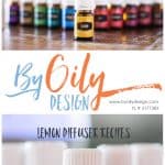 Lemon Essential Oil Benefits, 13 Lemon inspired Essential Oil diffuser recipes to freshen your home. byoilydesign.com Young Living # 3177383