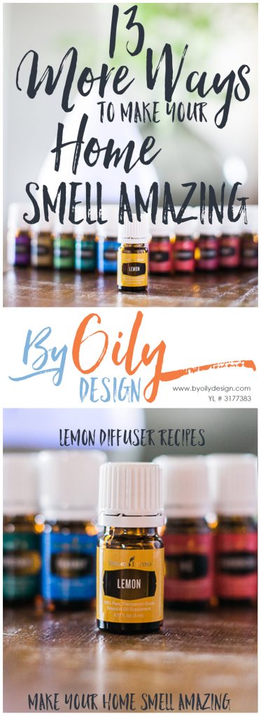 Lemon Essential Oil Benefits, 13 Lemon inspired Essential Oil diffuser recipes to freshen your home. byoilydesign.com Young Living # 3177383