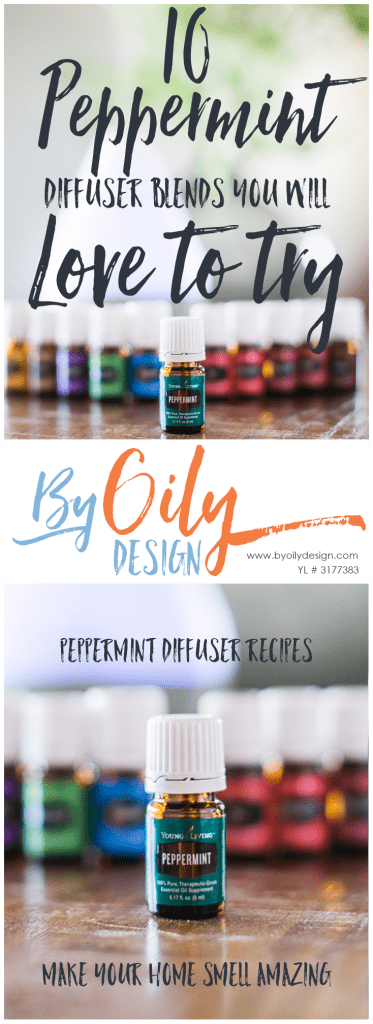 Diffusing Peppermint Essential oil. 10 Peppermint diffuser blends you will love to try. Enjoy the benefits of Peppermint by diffusing these 10 amazing diffuser blends. byoilydesign.com YL member # 3177383