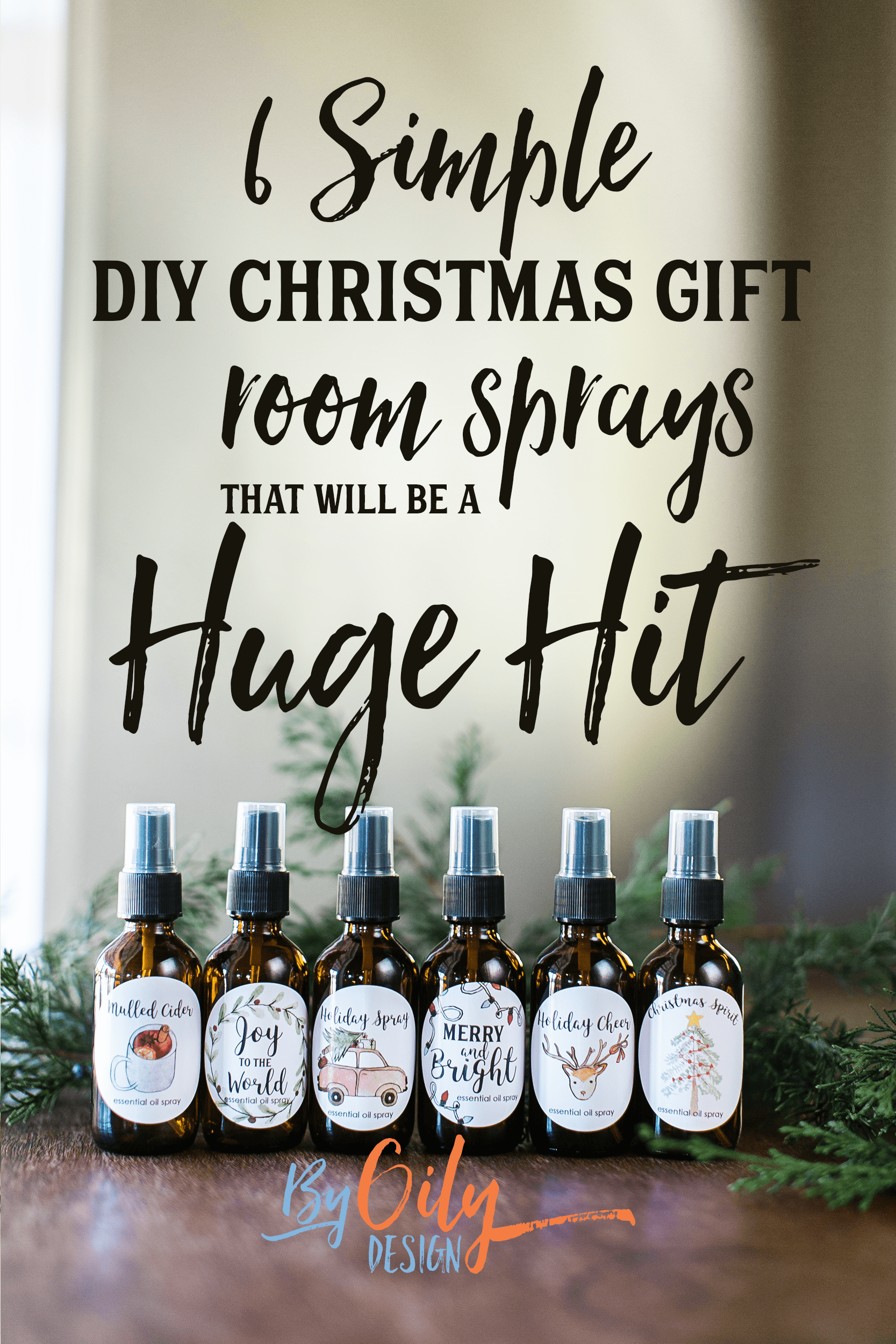 6 Simple DIY Christmas gift room sprays that will be a huge hit By
