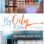 Young Living Essential Oils with a metal top roller bottle. Text says 6 Essential oil rollers that rocked my winter wellness. Byoilydesign.com