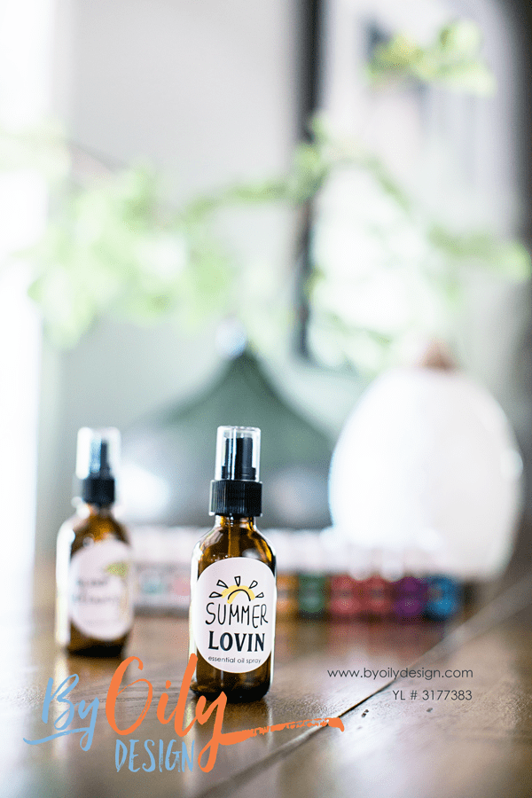 Glass Essential Oil spray bottles