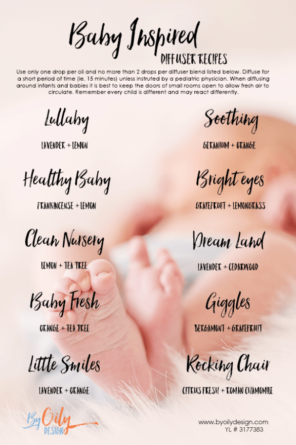 10 Diffuser recipes for babies that you will love By Oily Design