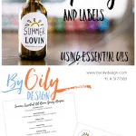 Essential Oil Spray bottles with free labels