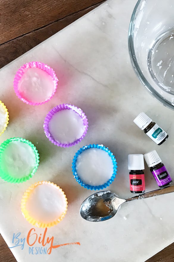 Simple aromatherapy shower steamers you can make quick By Oily Design