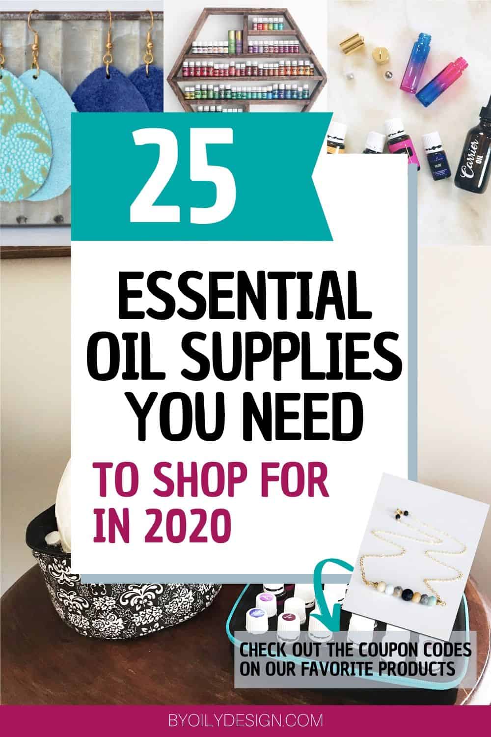 Essential Oil Supplies you need to shop for in 2020 By Oily Design