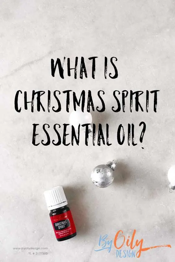 Christmas Spirit essential oil bottle 