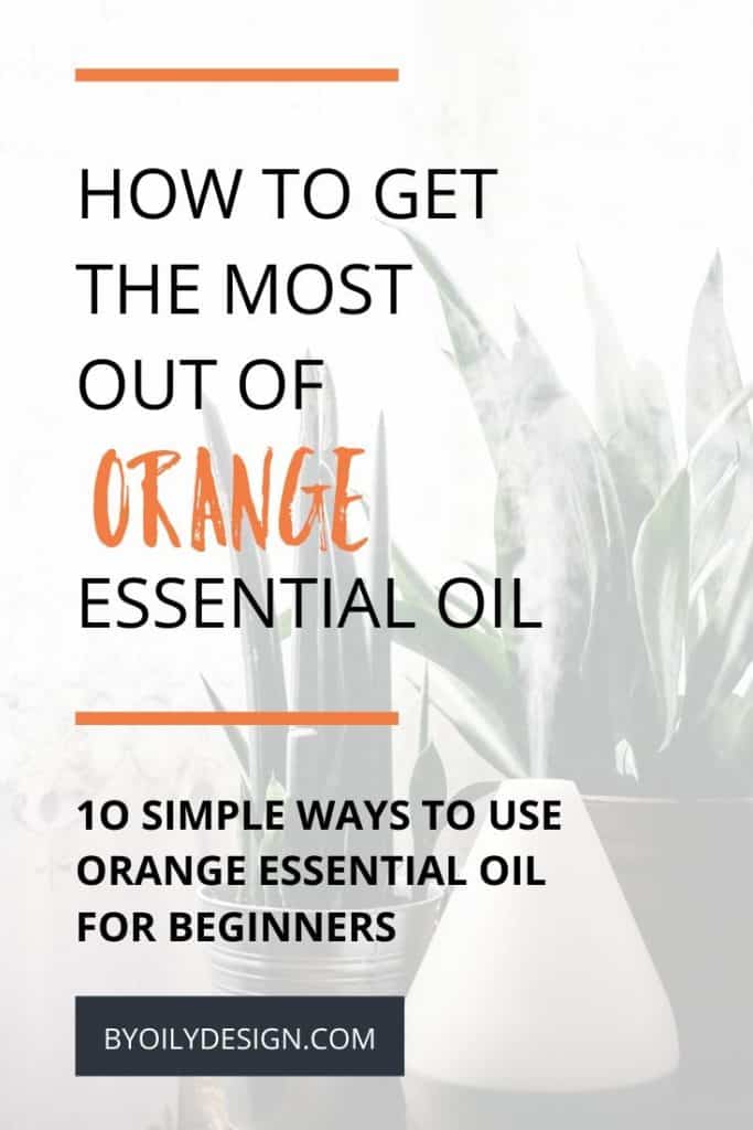 image of an essential oil diffuser diffusing Orange essential oil