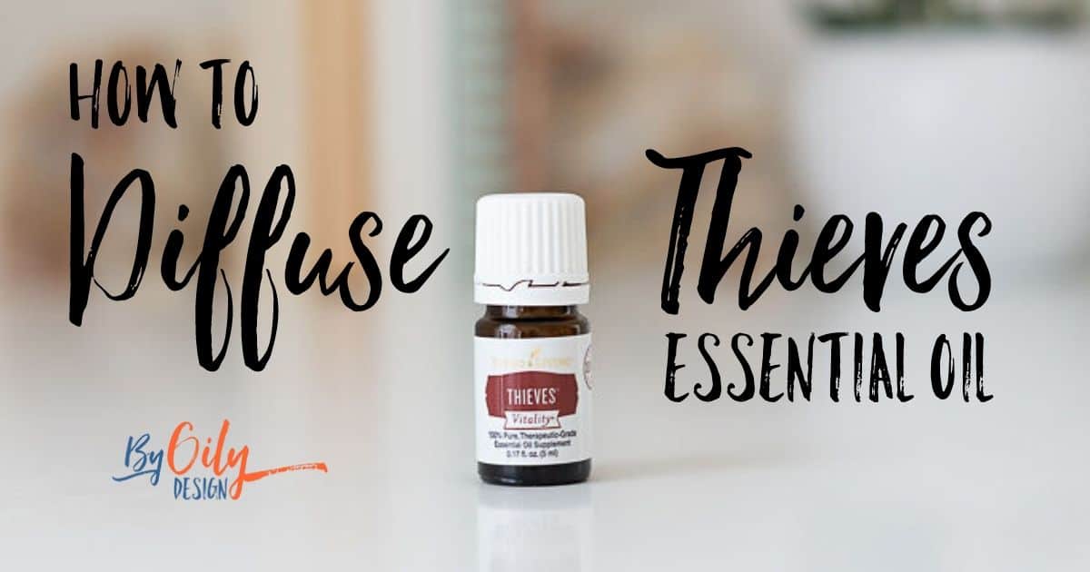 Bottle of thieves essential oil
