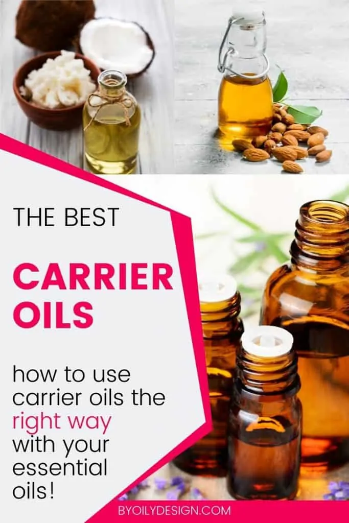 bottles of the best carrier oils