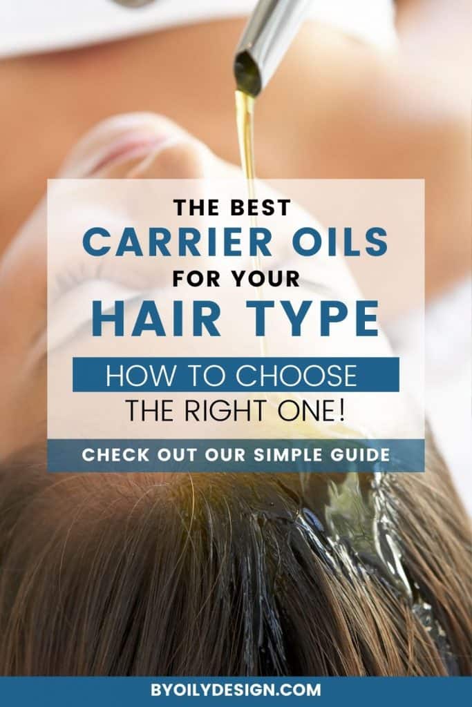 image of someone applying the best carrier oil for hair
