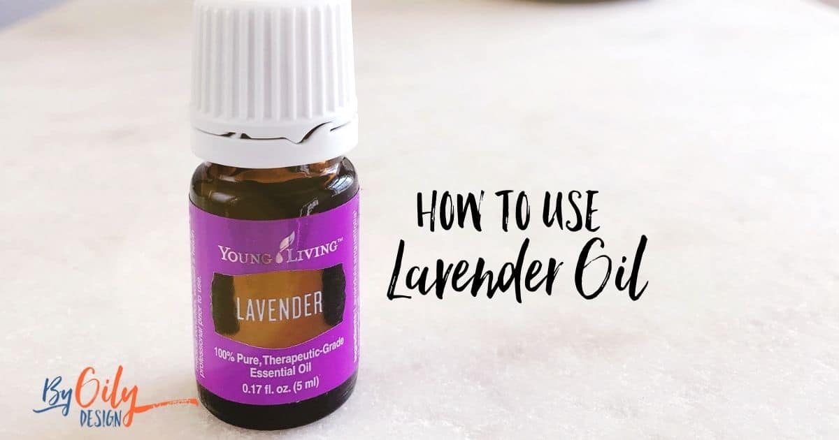 bottle of Lavender oil