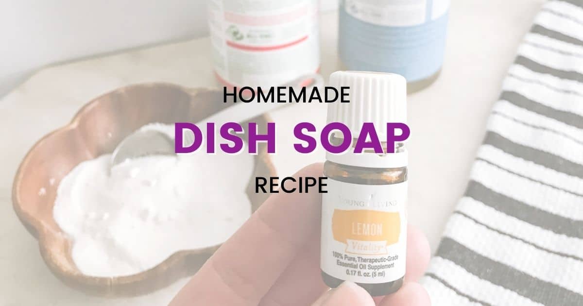 DIY Dish Soap Recipe With Essential Oils