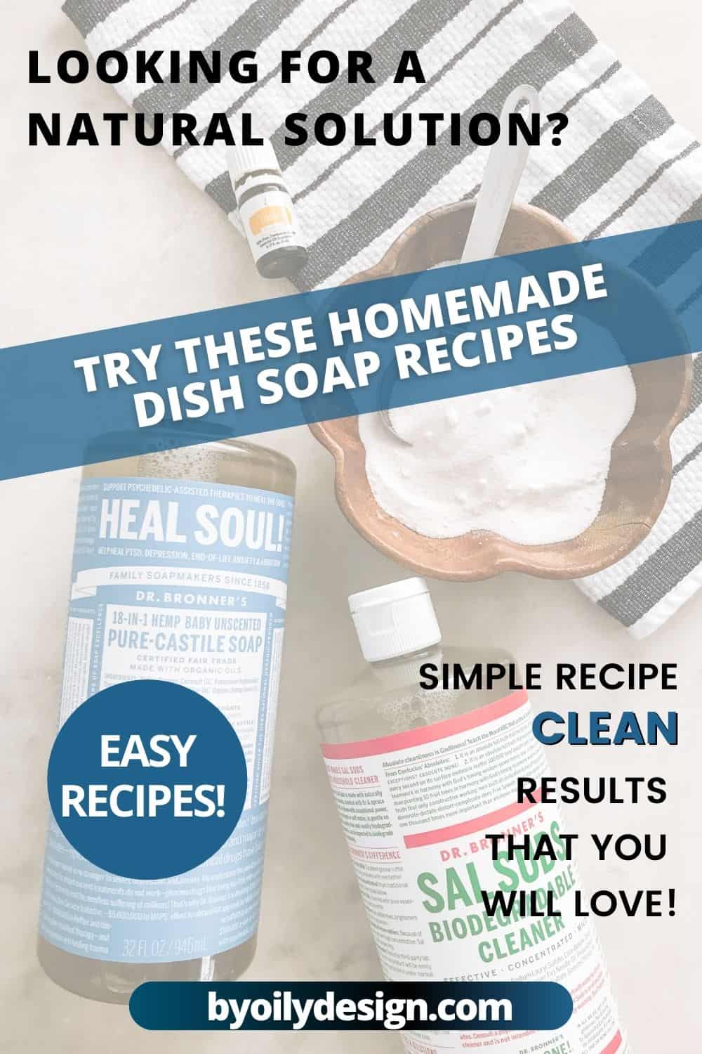 Easy homemade liquid dish soap that actually cleans your dishes By