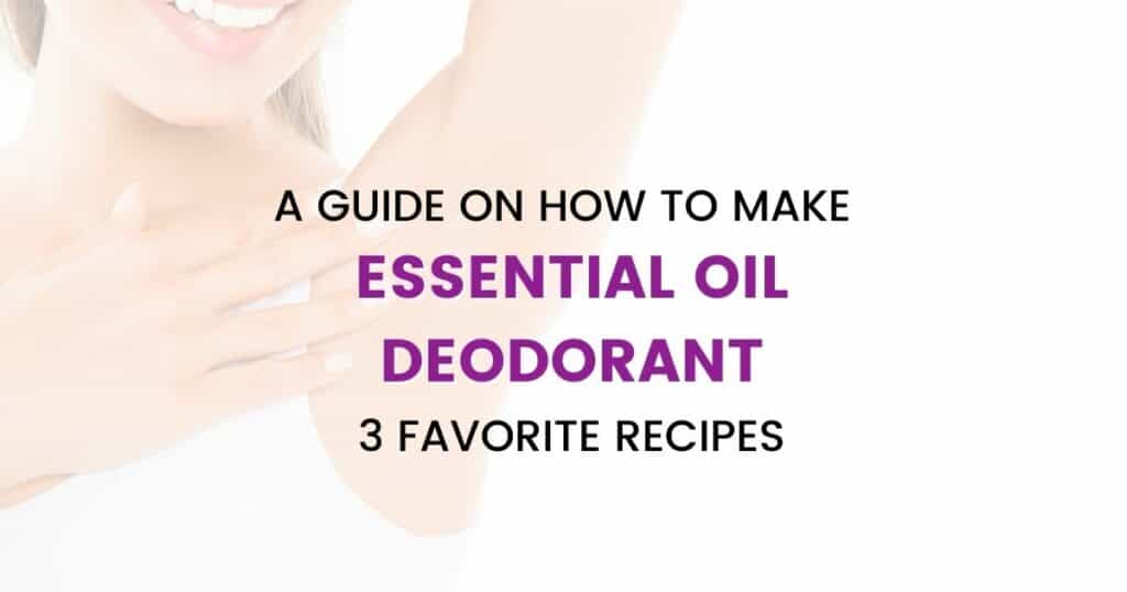 woman applying DIY homemade deodorant showing How to get rid of smelly armpits.