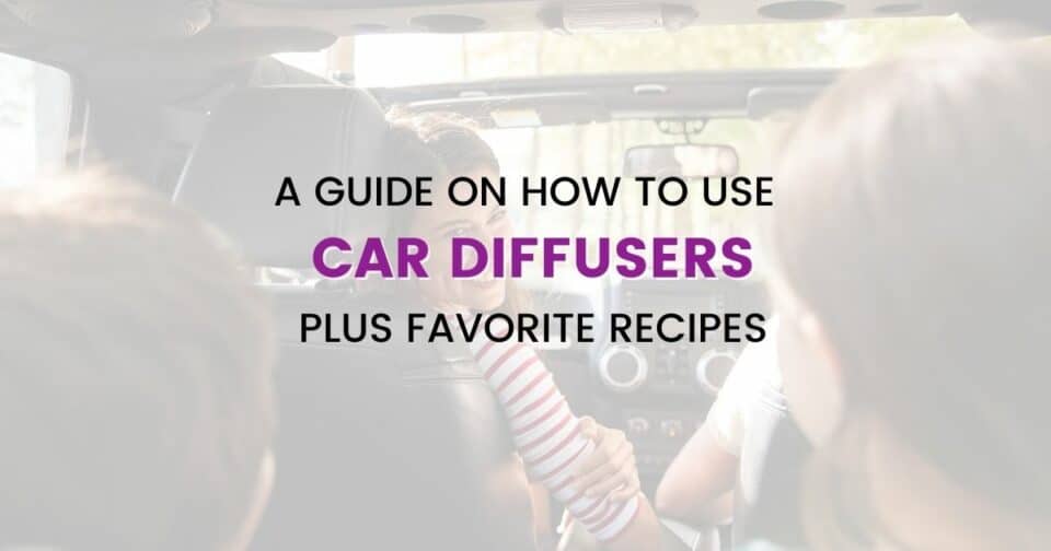 How to use an essential oil car diffuser. - By Oily Design