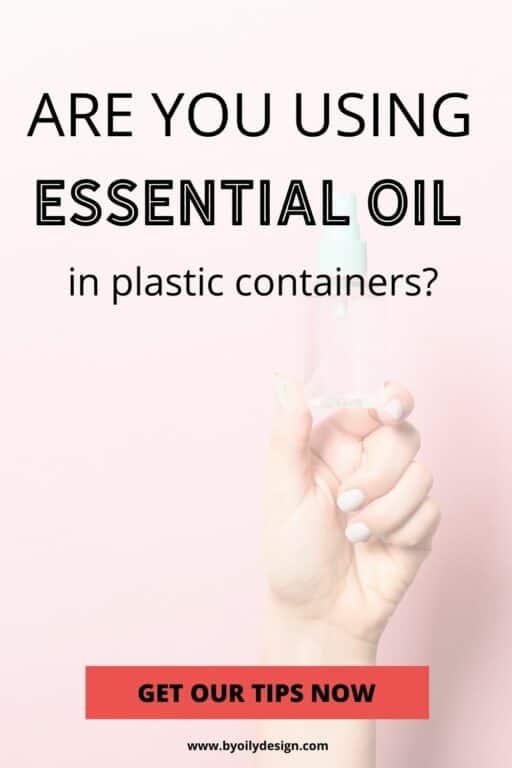 Did you know you can use these two plastics safely with essential oils
