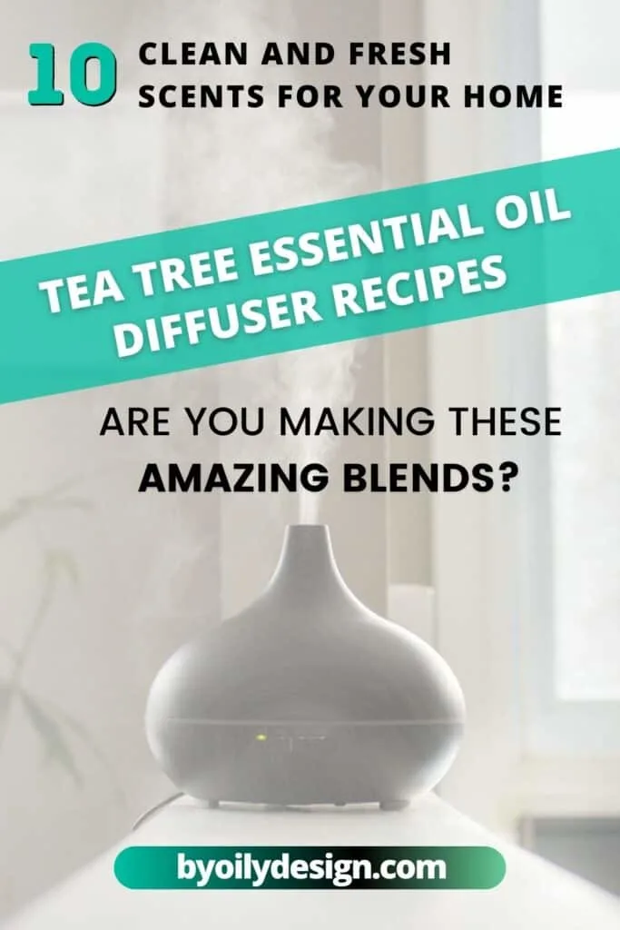 essential oil diffuser diffusing tea tree oil