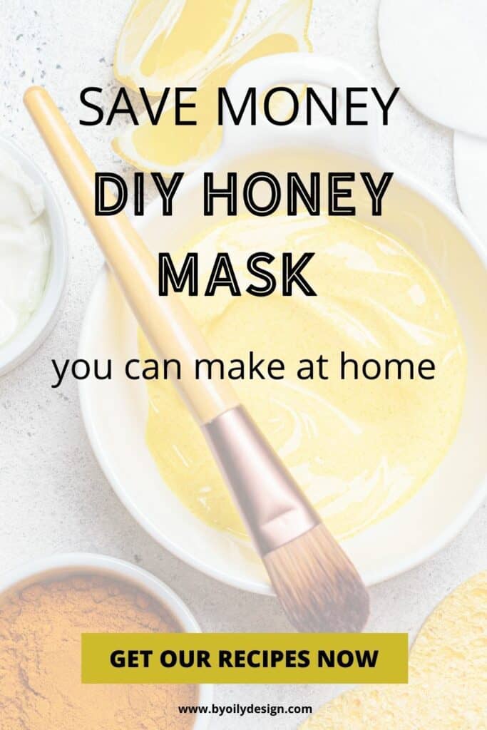 ingredients to make a honey face mask