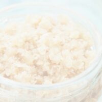 homemade sugar scrub in a jar